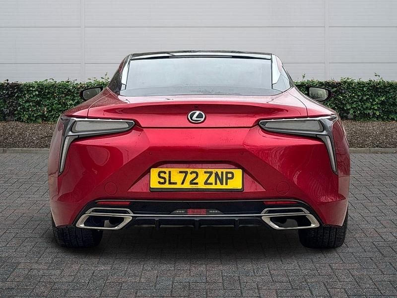 Begagnad Lexus LC 500 2023 Röd Sportkupé