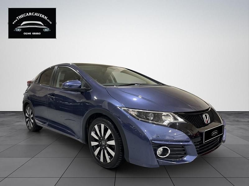 Used Honda Civic SR 142 HP (104 kW) 2015 Blue Hatchback