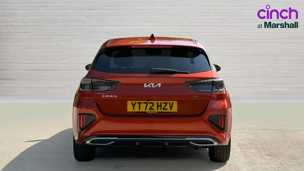 Used Kia Ceed GT-Line 158 HP (116 kW) 2022 Orange Hatchback