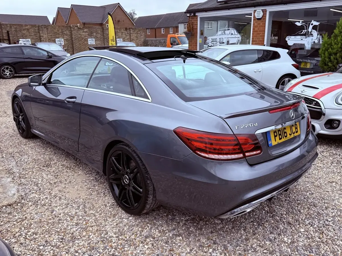 Used Mercedes E220 AMG line 2016 Grey Coupe