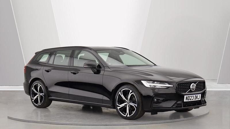 Black Used 2023 Volvo V60 Plus Estate | £28,650 (Fair price) - Image 1/4