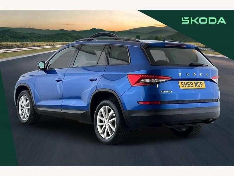 Used Skoda Kodiaq SE 150 HP (110 kW) 2019 Race blue SUV