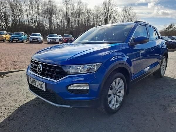 Used VW T-Roc SE 115 HP (84 kW) 2019 Blue SUV