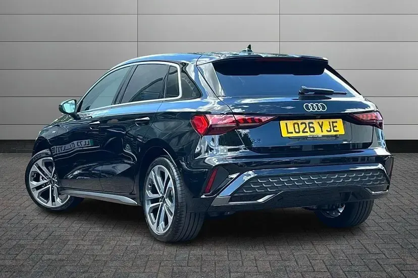 New Audi A3 Sportback S-Line 201 HP (147 kW) 2026 Mythos black Hatchback