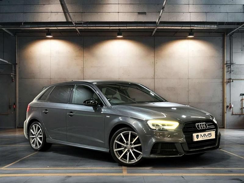 Grey Used 2019 Audi A3 Sportback Black Edition Hatchback | £15,495 (Fair price) - Image 1/4
