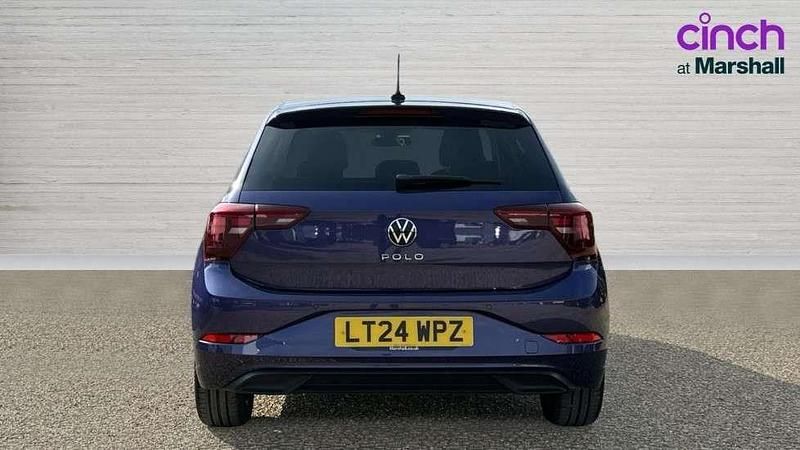 Used VW Polo Match 95 HP (69 kW) 2024 Purple Hatchback