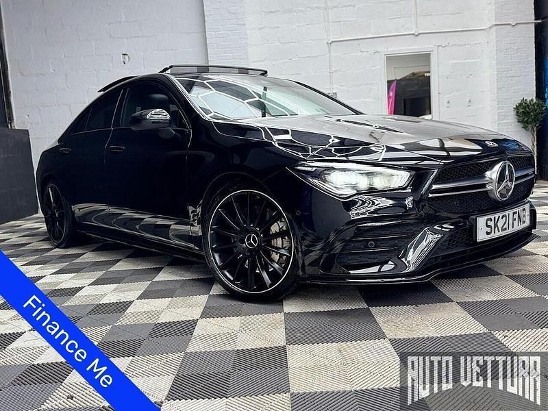 Black Used 2021 Mercedes CLA35 AMG Premium Plus Coupe | £32,995 (Fair price) - Image 1/4