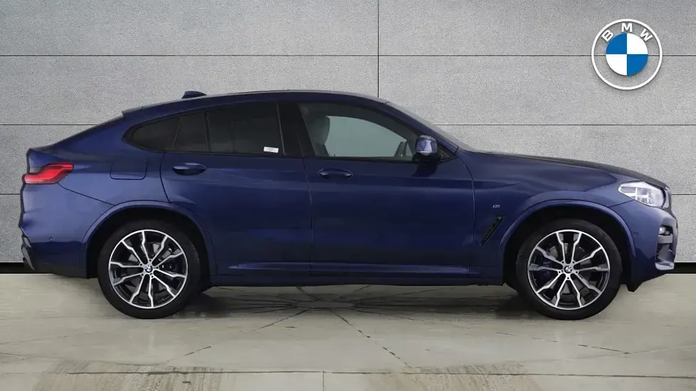 Used BMW X4 M Sport 190 HP (139 kW) 2020 Blue SUV