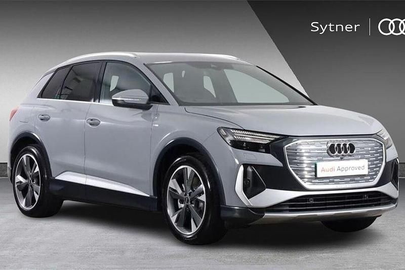 Grey Used 2025 Audi Q4 e-tron S-Line SUV | £36,500 (Super price) - Image 1/4