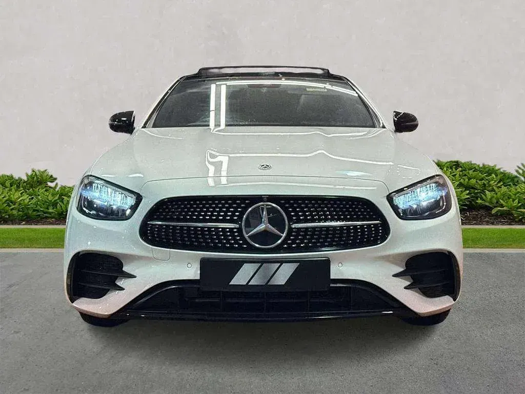 Used Mercedes E450 AMG line 2023 White Sedan