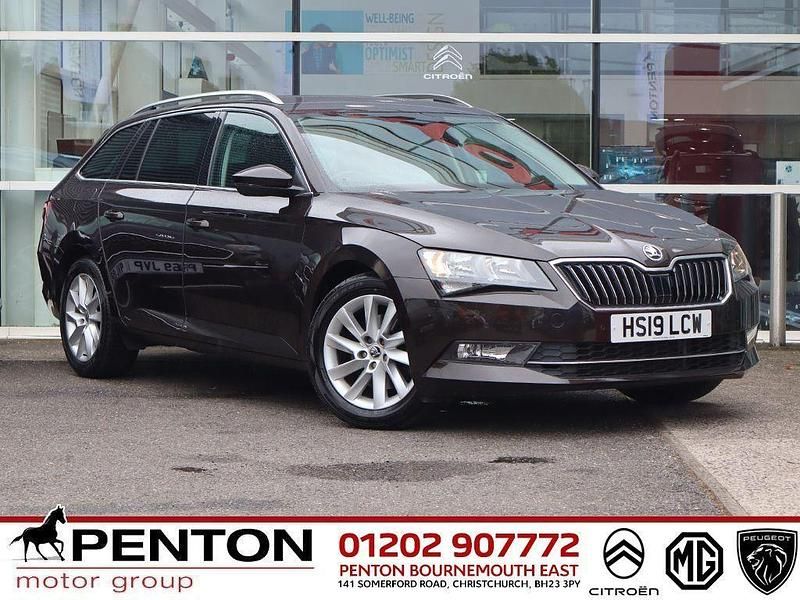 Brown Used 2019 Skoda Superb SE Estate | £15,490 (Fair price) - Image 1/4