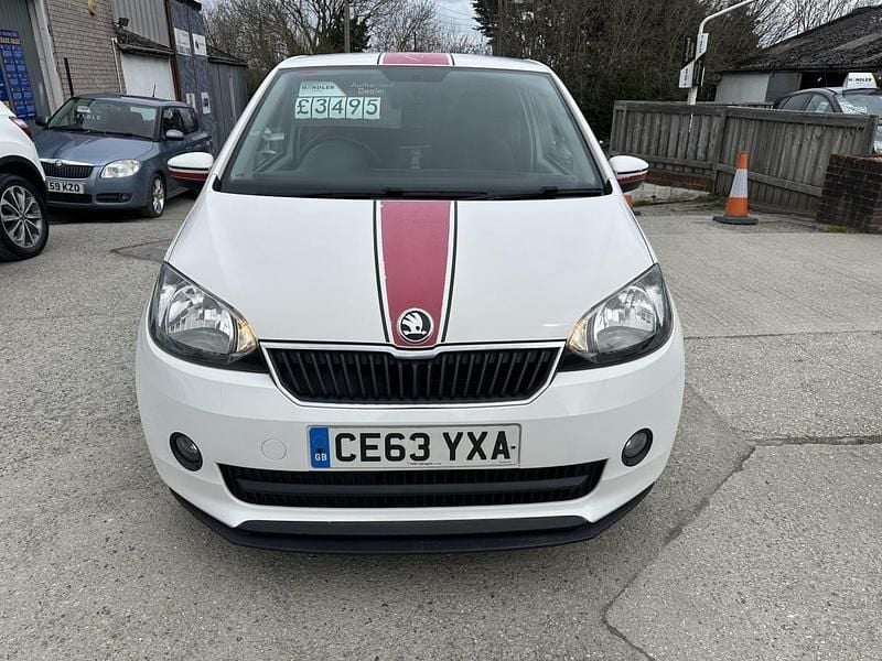 Used Skoda Citigo Sport 75 HP (55 kW) 2013 White Hatchback