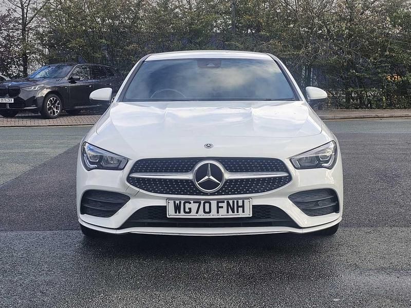 Used Mercedes CLA200 AMG line 2020 White Coupe