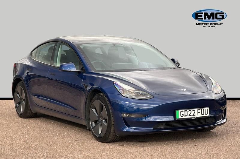 Blue Used 2022 Tesla Model 3 Sedan | £18,995 (Fair price) - Image 1/3