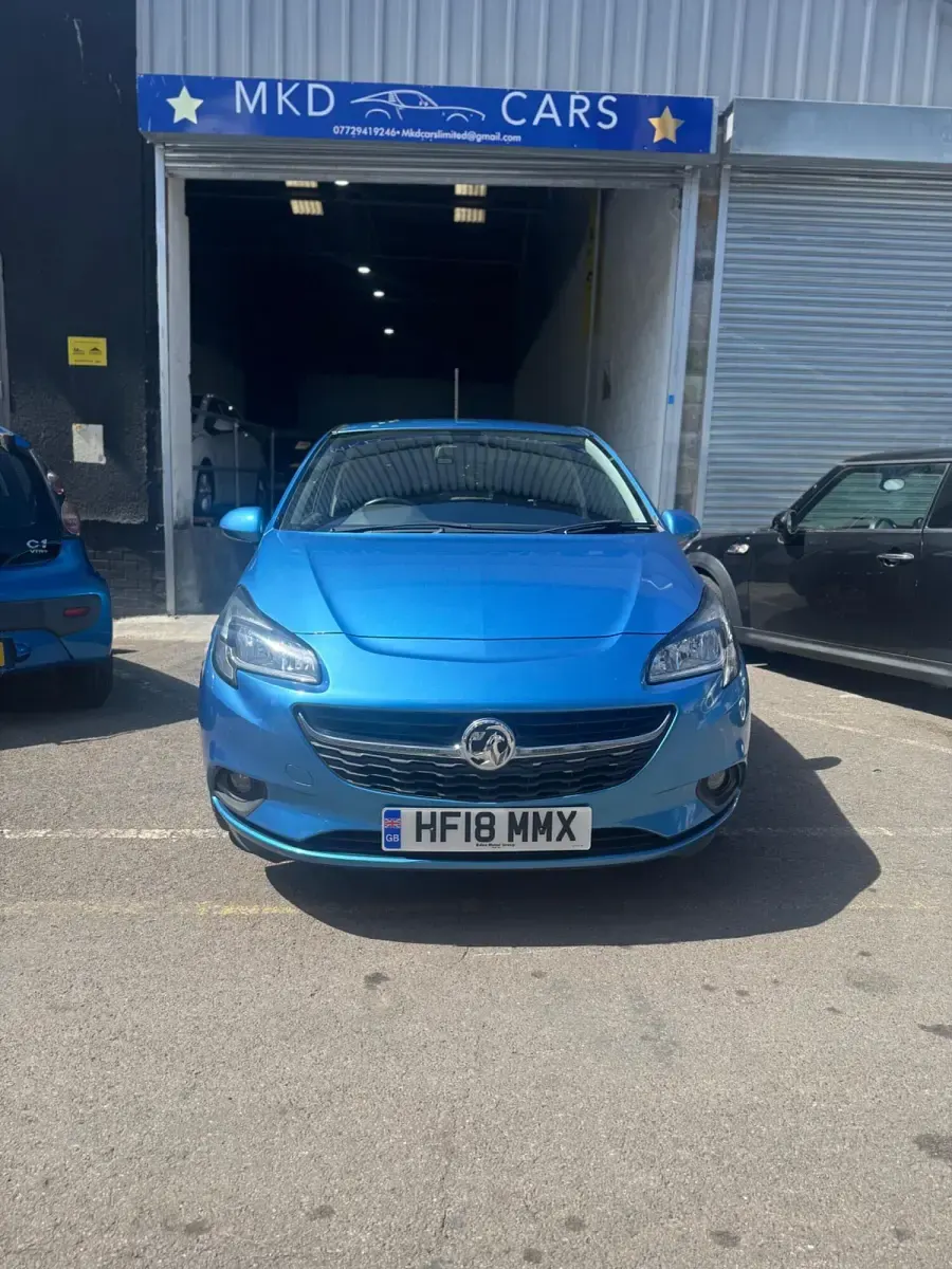 Used Vauxhall Corsa 75 HP (55 kW) 2018 Blue Hatchback