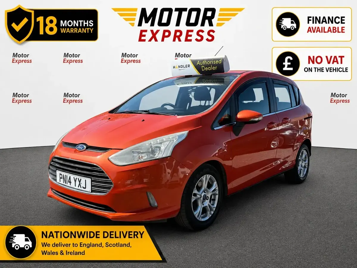 Used Ford B-MAX Zetec 73 HP (53 kW) 2014 Gold MPV