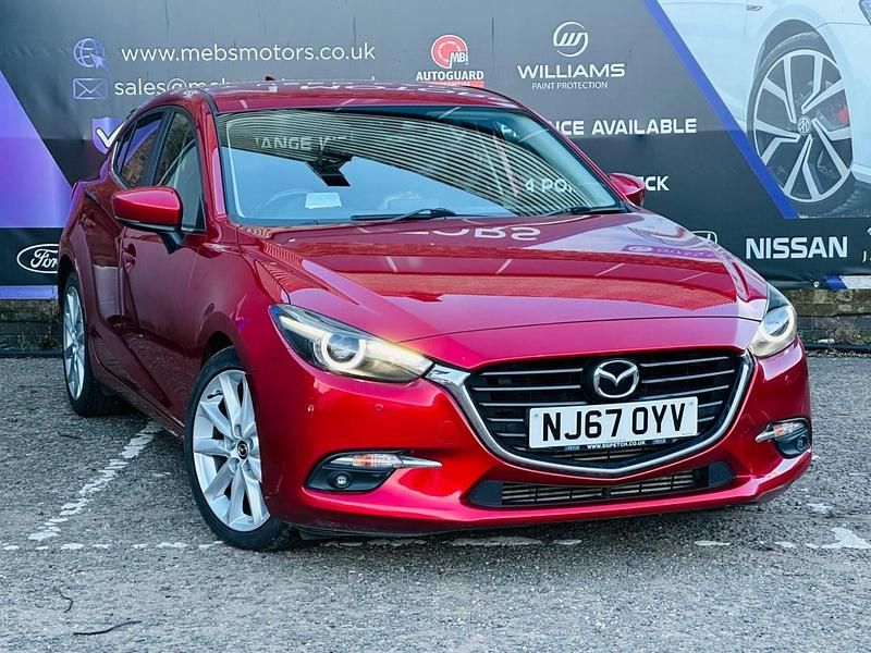 Red Used 2017 Mazda 3 Inclusive Hatchback | £8,200 (Fair price) - Image 1/3