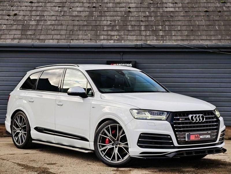 White Used 2018 Audi SQ7 Design SUV | £39,989 (Fair price) - Image 1/4