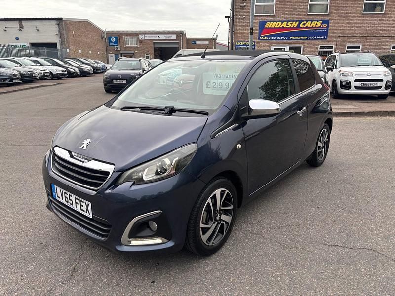 Used Peugeot 108 Allure 82 HP (60 kW) 2015 Blue Hatchback
