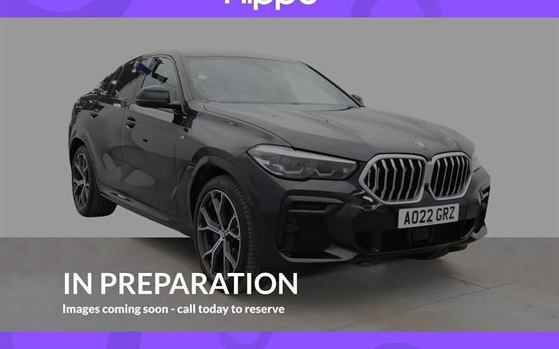 Black Used 2022 BMW X6 M Sport SUV | £43,920 (Fair price) - Image 1/4