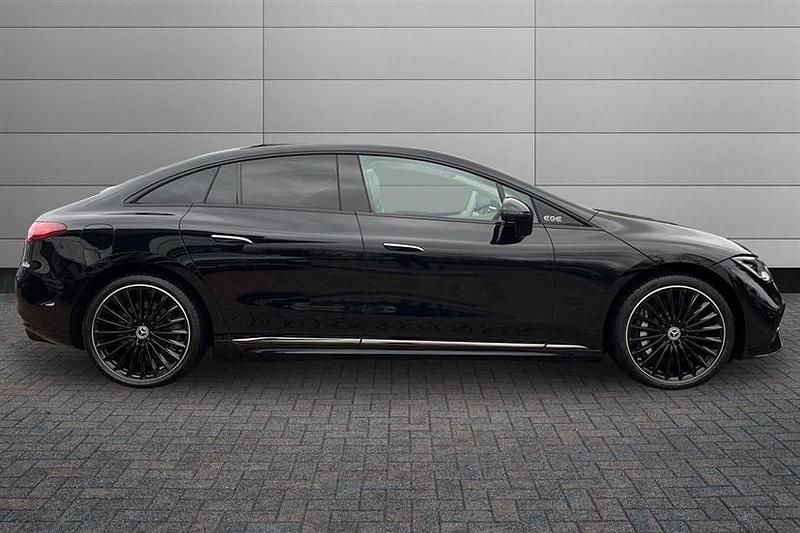 Used Mercedes EQE350 AMG line 214 kW (292 HP) 2024 Obsidian black Sedan