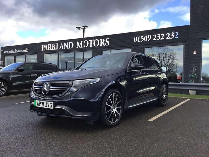 Used Mercedes EQC400 AMG line 300 kW (408 HP) 2022 Blue SUV