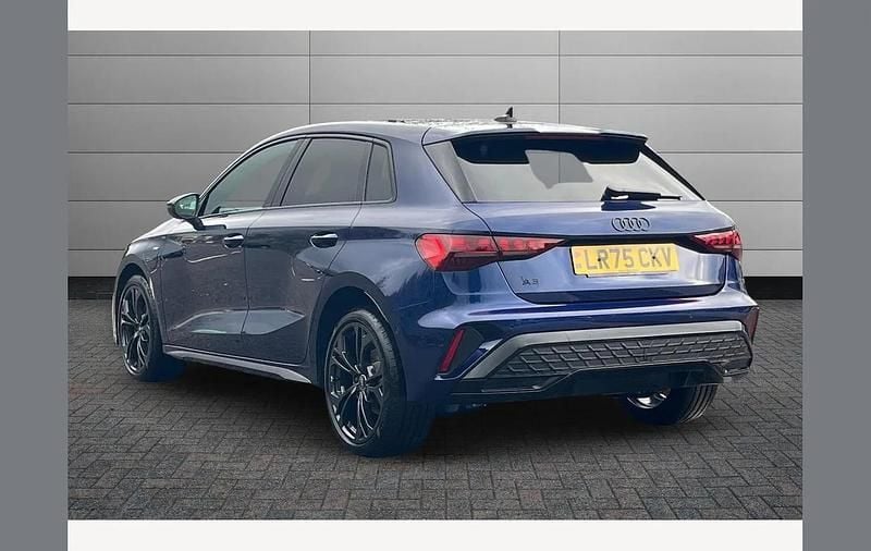 New Audi A3 e-tron Black Edition 204 HP (150 kW) 2025 Navarra blue Hatchback