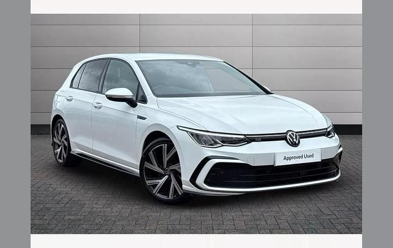 White Used 2024 VW Golf VIII R-line Hatchback | £25,095 (A bit pricey) - Image 1/4