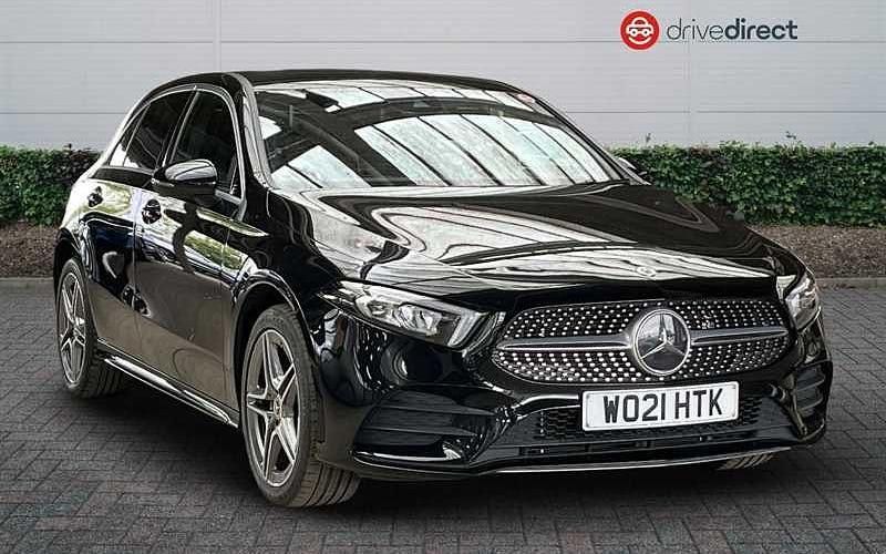 Black Used 2021 Mercedes A250 AMG line Hatchback | £16,800 (Fair price) - Image 1/4