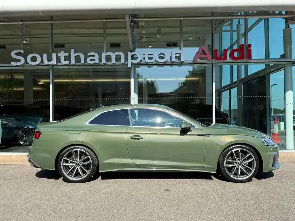 Used Audi A5 S-Line 147 HP (108 kW) 2024 Green Coupe
