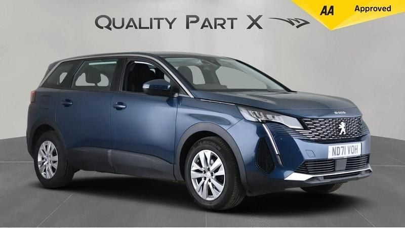 Blue Used 2021 Peugeot 5008 Active Premium MPV | £17,775 (Fair price) - Image 1/4