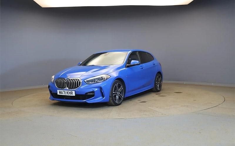 Used BMW 118 M Sport 136 HP (100 kW) 2021 Blue Hatchback