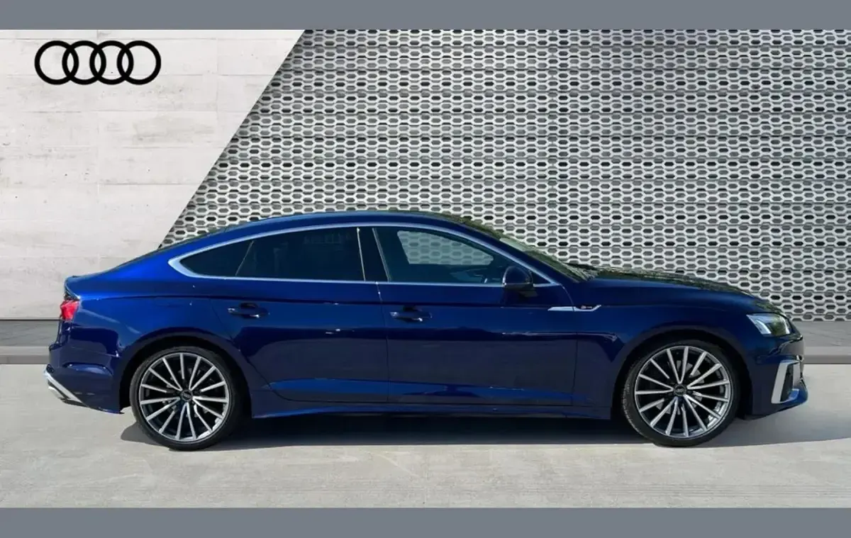 Used Audi A5 S-Line 200 HP (147 kW) 2023 Blue Coupe