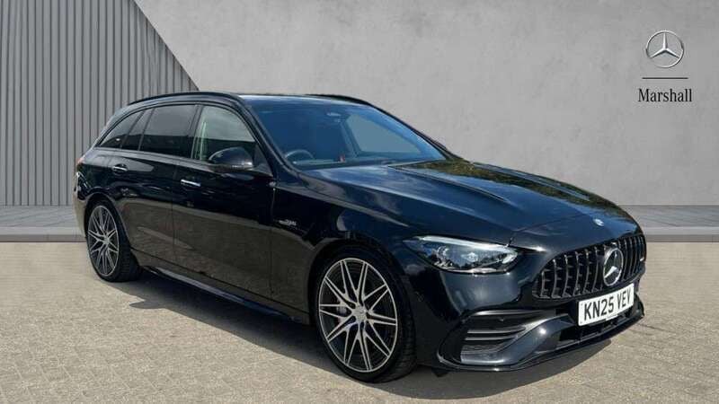 Black Used 2025 Mercedes C43 AMG Premium Plus Estate | £57,199 - Image 1/4