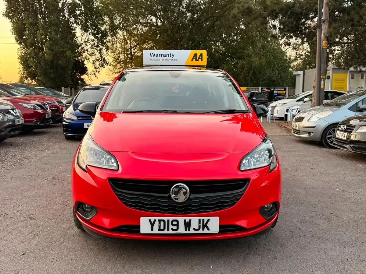 Used Vauxhall Corsa 90 HP (66 kW) 2019 Red Hatchback