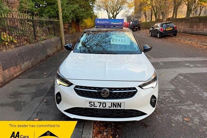 Used Vauxhall Corsa Elite 100 HP (73 kW) 2020 White Hatchback