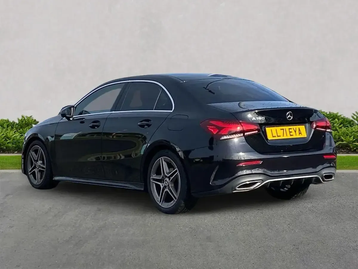 Used Mercedes A180 AMG line 2021 Black Sedan