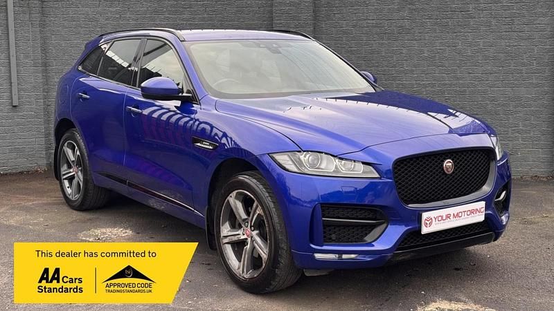 Used Jaguar F-Pace R-Sport 180 HP (132 kW) 2017 Blue SUV