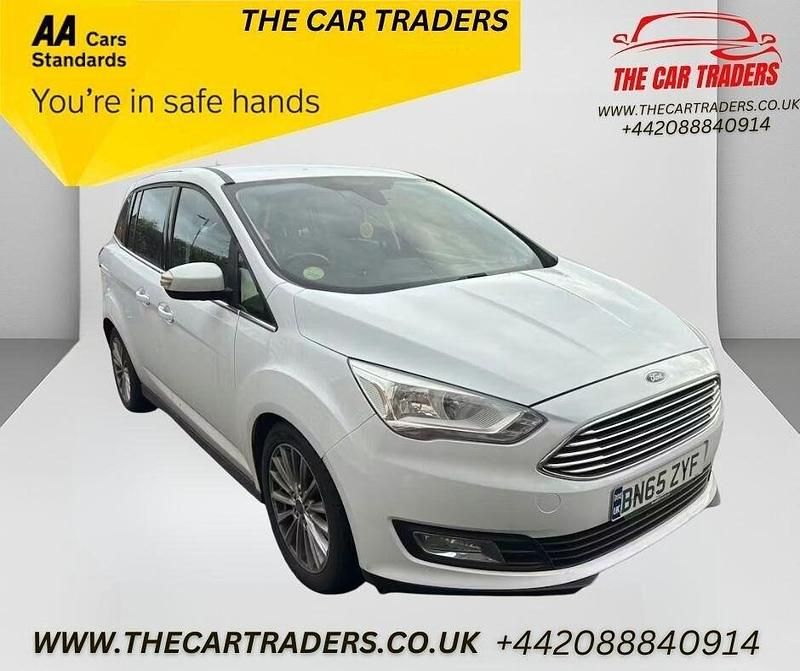 White Used 2015 Ford Grand C-Max Titanium MPV | £7,488 (Fair price) - Image 1/4