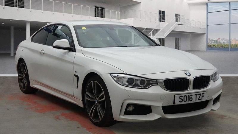 White Used 2016 BMW 420 M Sport Coupe | £12,995 (Fair price) - Image 1/3