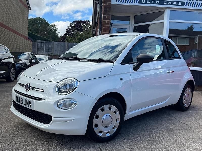 White Used 2018 Fiat 500 Pop Hatchback | £5,695 (Fair price) - Image 1/4