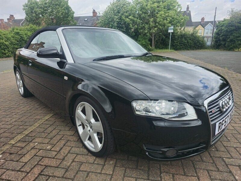 Black Used 2008 Audi A4 Cabriolet S-Line Cabriolet | £2,795 - Image 1/4