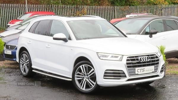 White Used 2019 Audi Q5 S-Line SUV | £21,795 (Good price) - Image 1/1