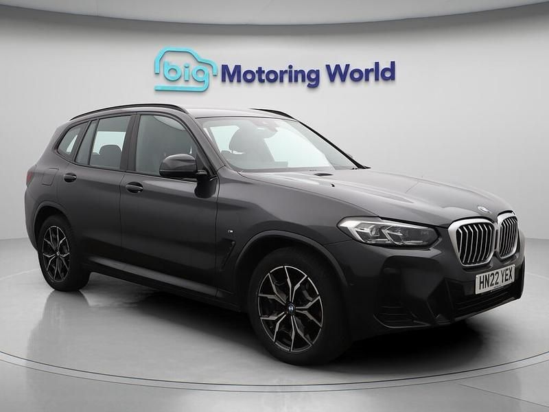 Grey Used 2022 BMW X3 M Sport SUV | £34,200 (Fair price) - Image 1/4