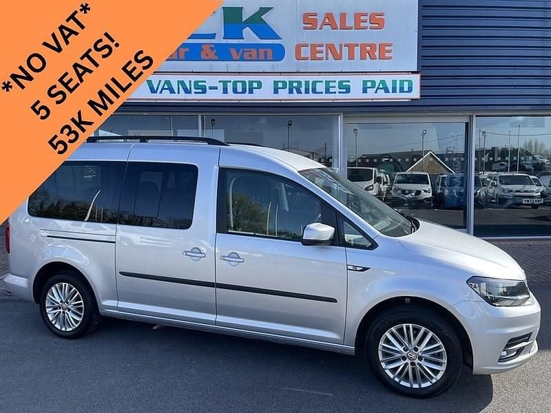 Used VW Caddy Maxi 101 HP (74 kW) 2019 Silver MPV