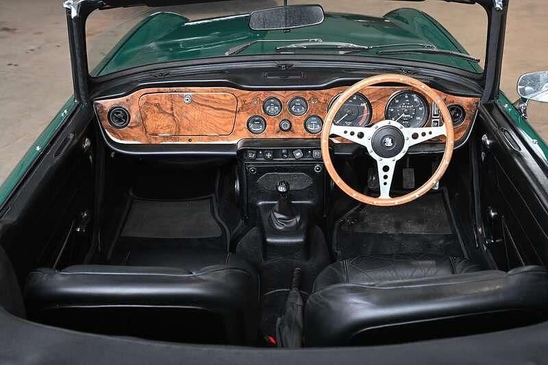 Used Triumph TR6 150 HP (110 kW) 1972 Green Cabriolet