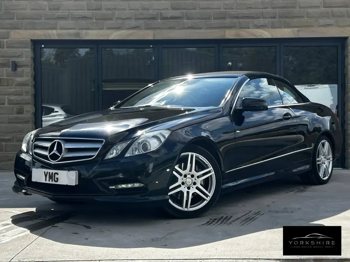 Used Mercedes E220 2013 Black Cabriolet
