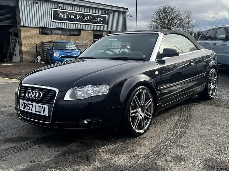 Used Audi A4 Cabriolet S-Line 2008 Black Cabriolet