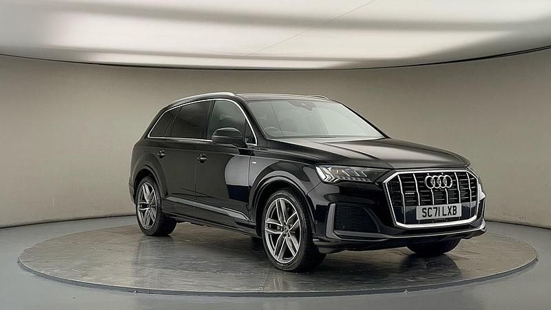 Mythos black Used 2021 Audi Q7 S-Line SUV | £35,800 (Good price) - Image 1/4