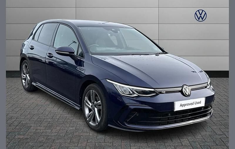 Used VW Golf VIII R-line 147 HP (108 kW) 2021 Blue Hatchback
